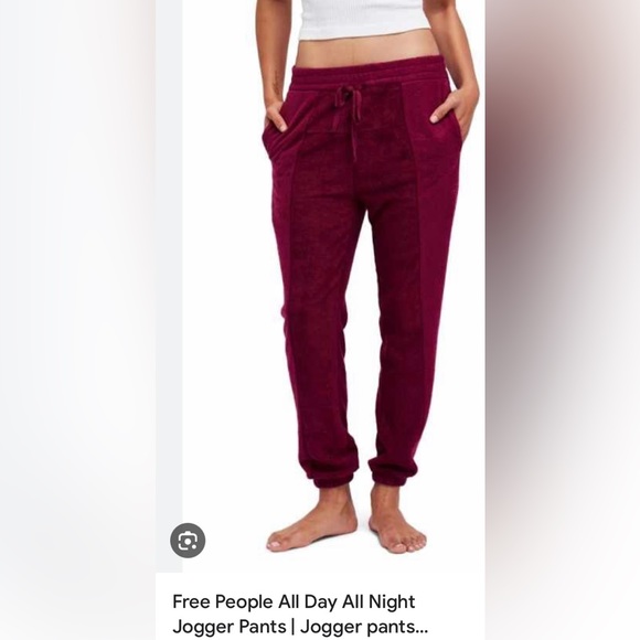 Free People All Day All Night Jogger Sweatpant. Size Large. NWT - Picture 1 of 7